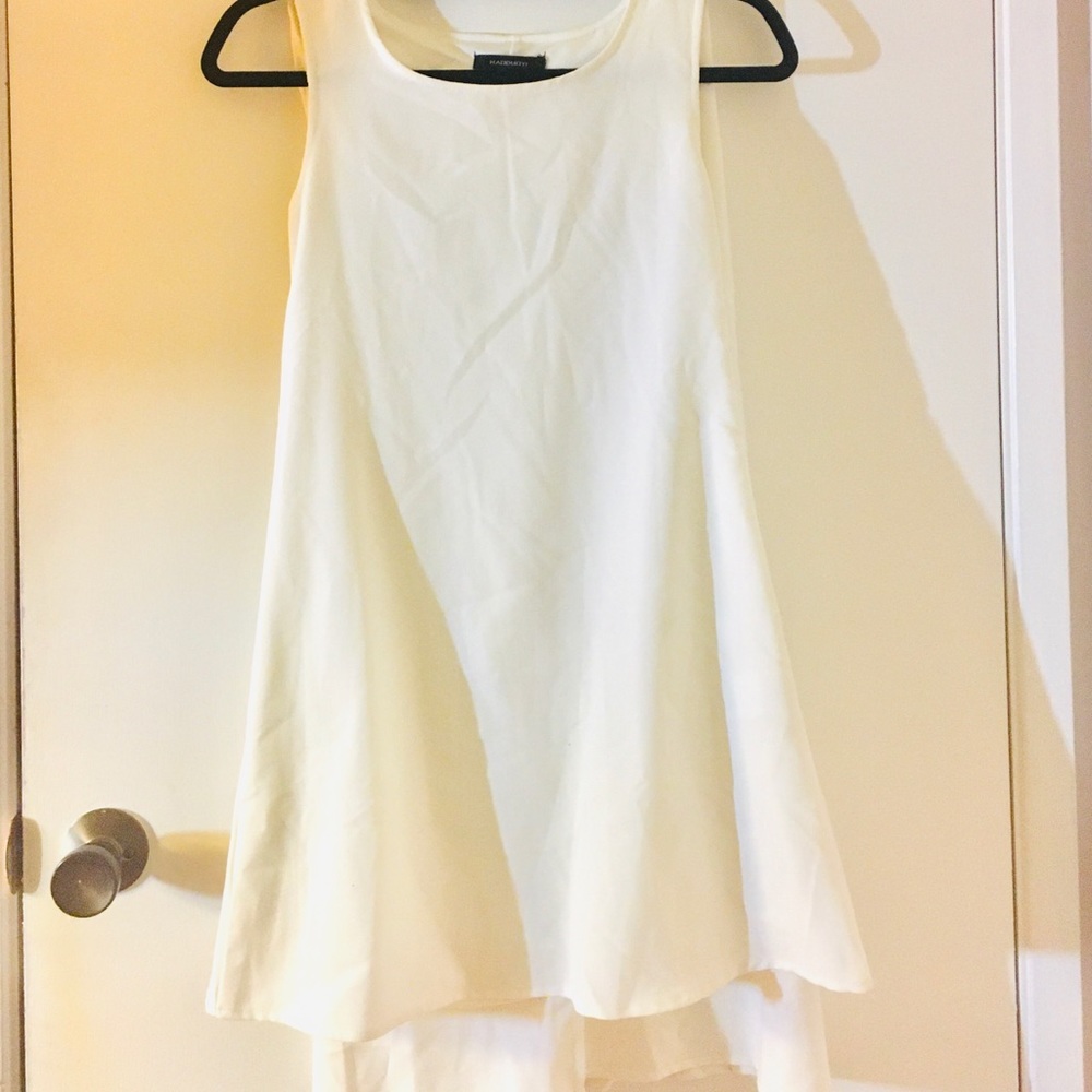Haddouyi White Party Dress Size S